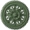 Ekena Millwork York Ceiling Medallion (Fits Canopies up to 3 5/8"), Hnd-Painted Athenian Green, 21 5/8"OD x 2 1/2"P CM21YOAGF - alternate 1
